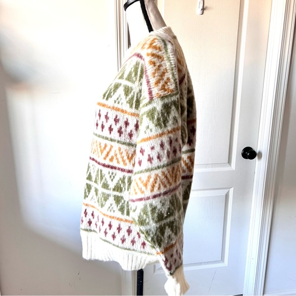 Vintage ICE SHEEP Icelandic 100% New Wool Crew Neck Pullover Sweater—SZ. Med - Picture 7 of 17